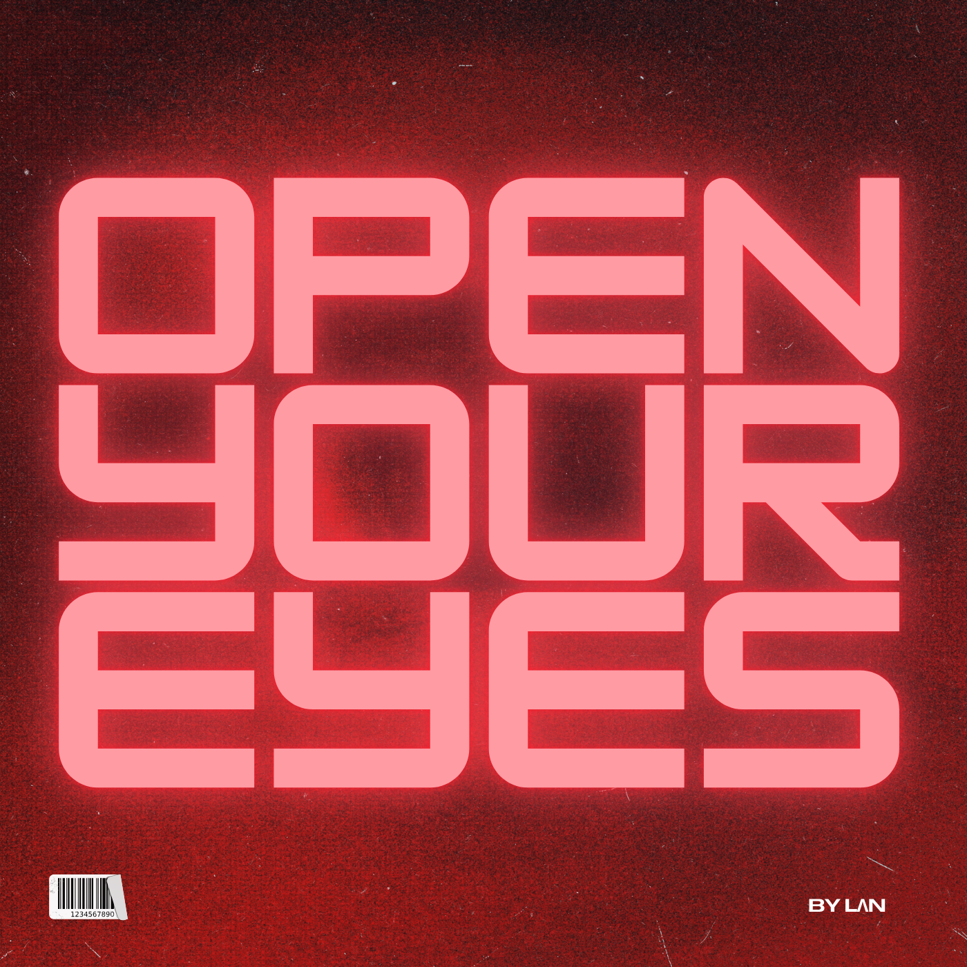 purple and red minimalist cd cover